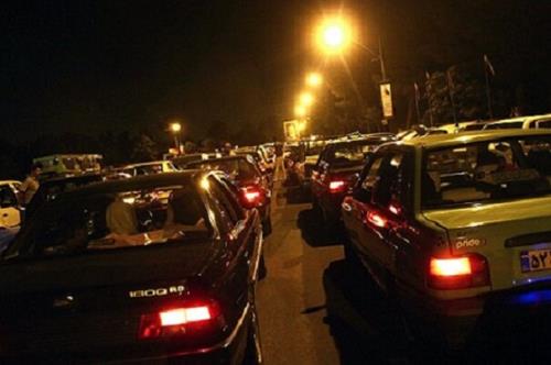 ترافیک سنگین و نیمه سنگین در ورودی های تهران