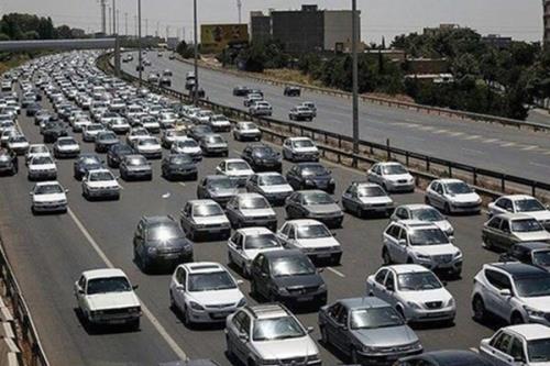 ترافیک سنگین در محورهای غرب تهران به سمت پایتخت