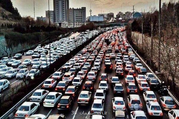 آخرین وضعیت ترافیکی جاده ها