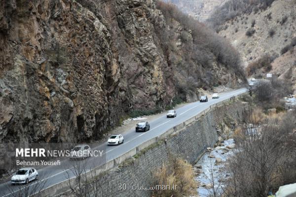 تردد روان محورهای شمالی