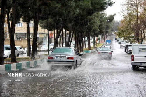 بارندگی باران و برف و کولاک در ۱۸ استان وزش باد و افزایش دما در راه کشور