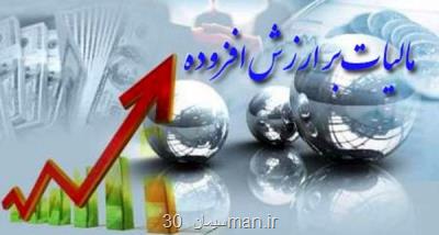 مالیات بر ارزش افزوده تمدید گردید
