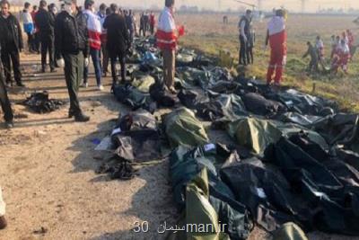 جان باختگان سانحه هواپیمای اوكراینی در حكم شهید محسوب می شوند